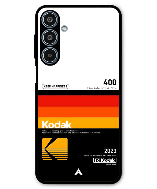 Kodak 400 Aesthetic Metal Back Cover Phone Case for Samsung Galaxy M35