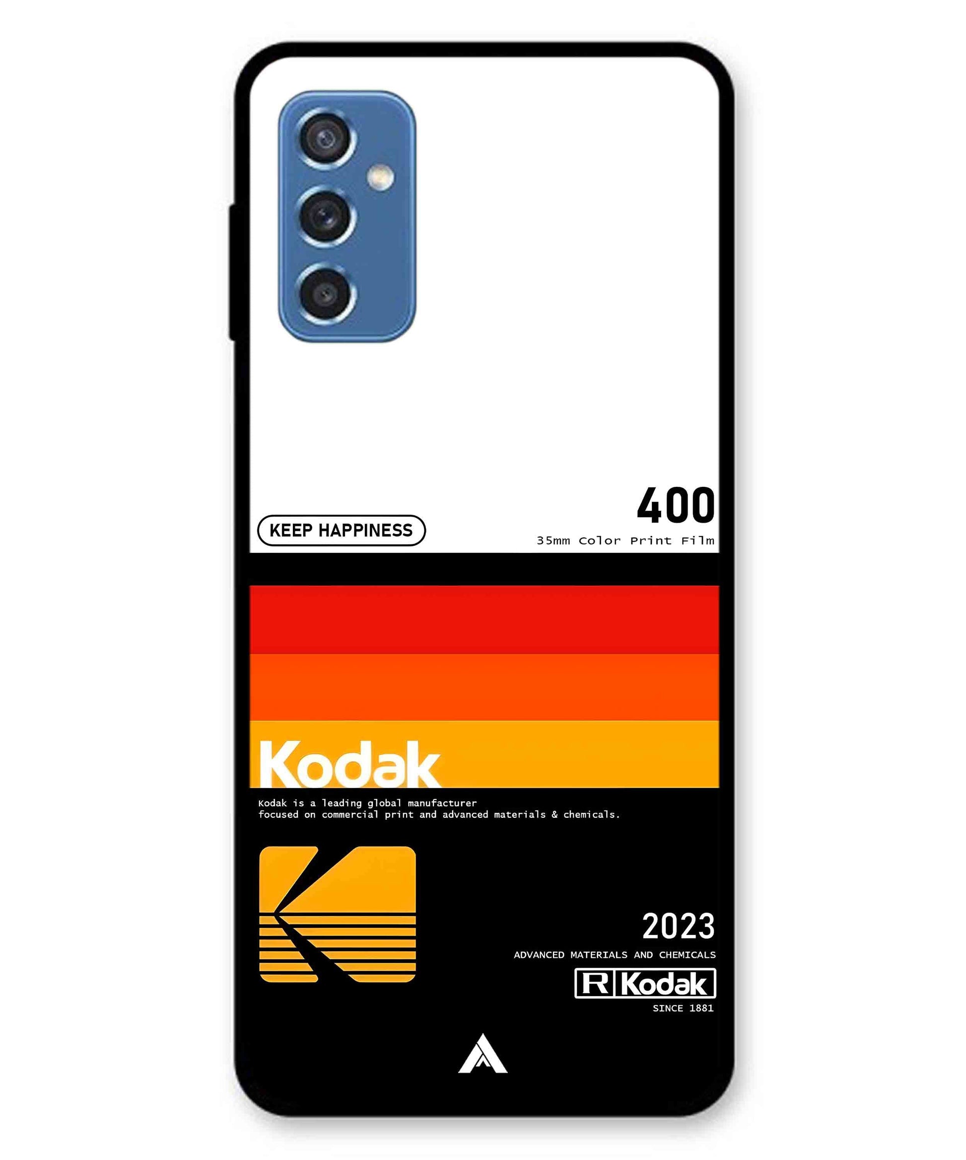 Kodak 400 Aesthetic Metal Back Cover Phone Case for Samsung Galaxy M52