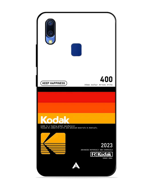 Kodak 400 Aesthetic Metal Back Cover Phone Case for Vivo Y95