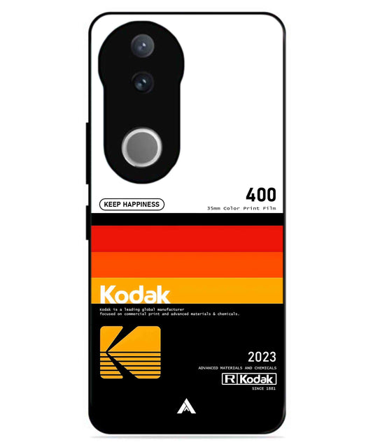 Kodak 400 Aesthetic Metal Back Cover Phone Case for Vivo v50