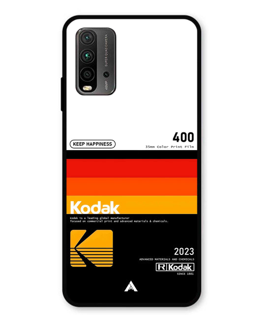 Kodak 400 Aesthetic Metal Back Cover Phone Case for Xiaomi Redmi 9 Power
