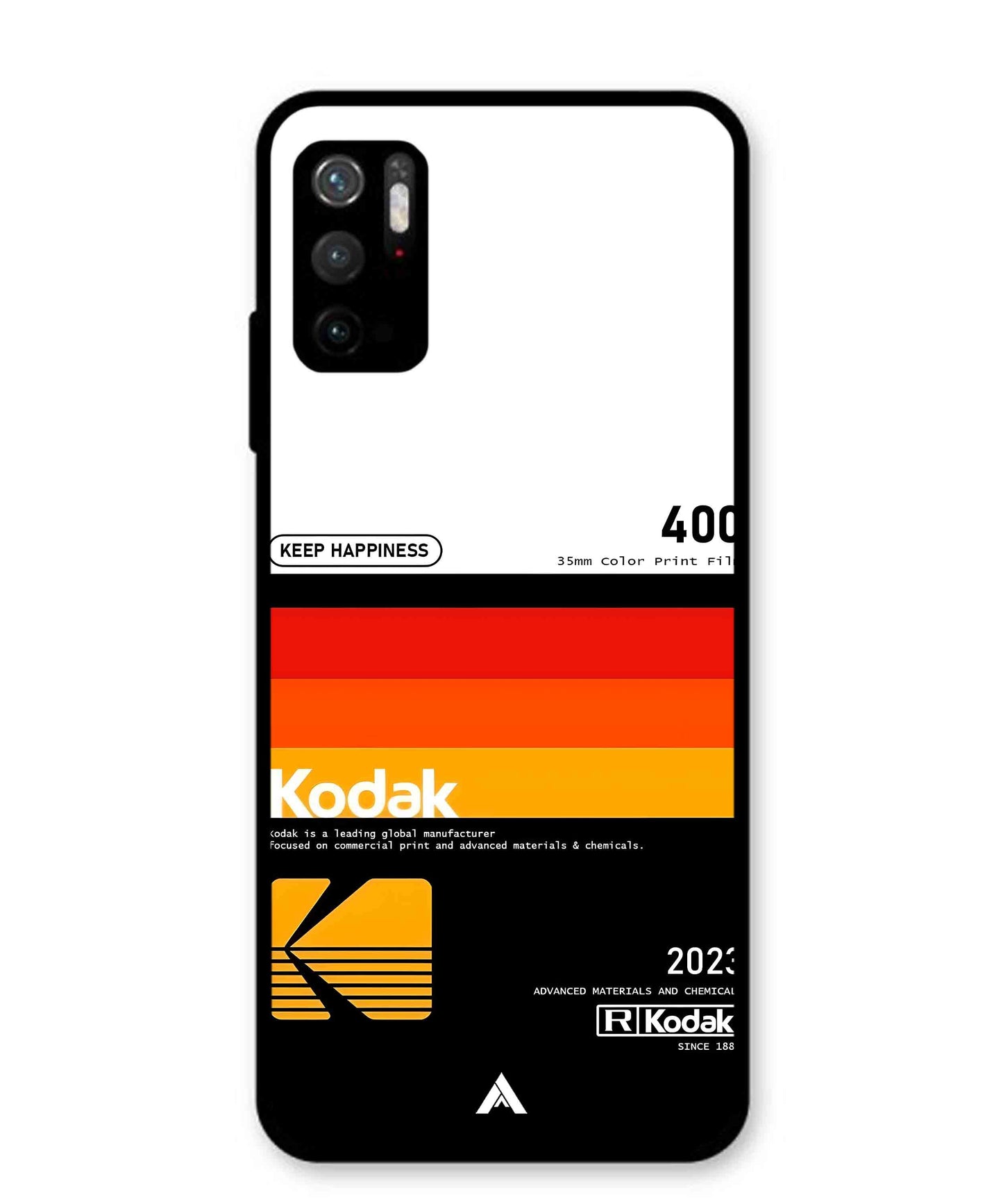 Kodak 400 Aesthetic Metal Back Cover Phone Case for Xiaomi Redmi Note 10T