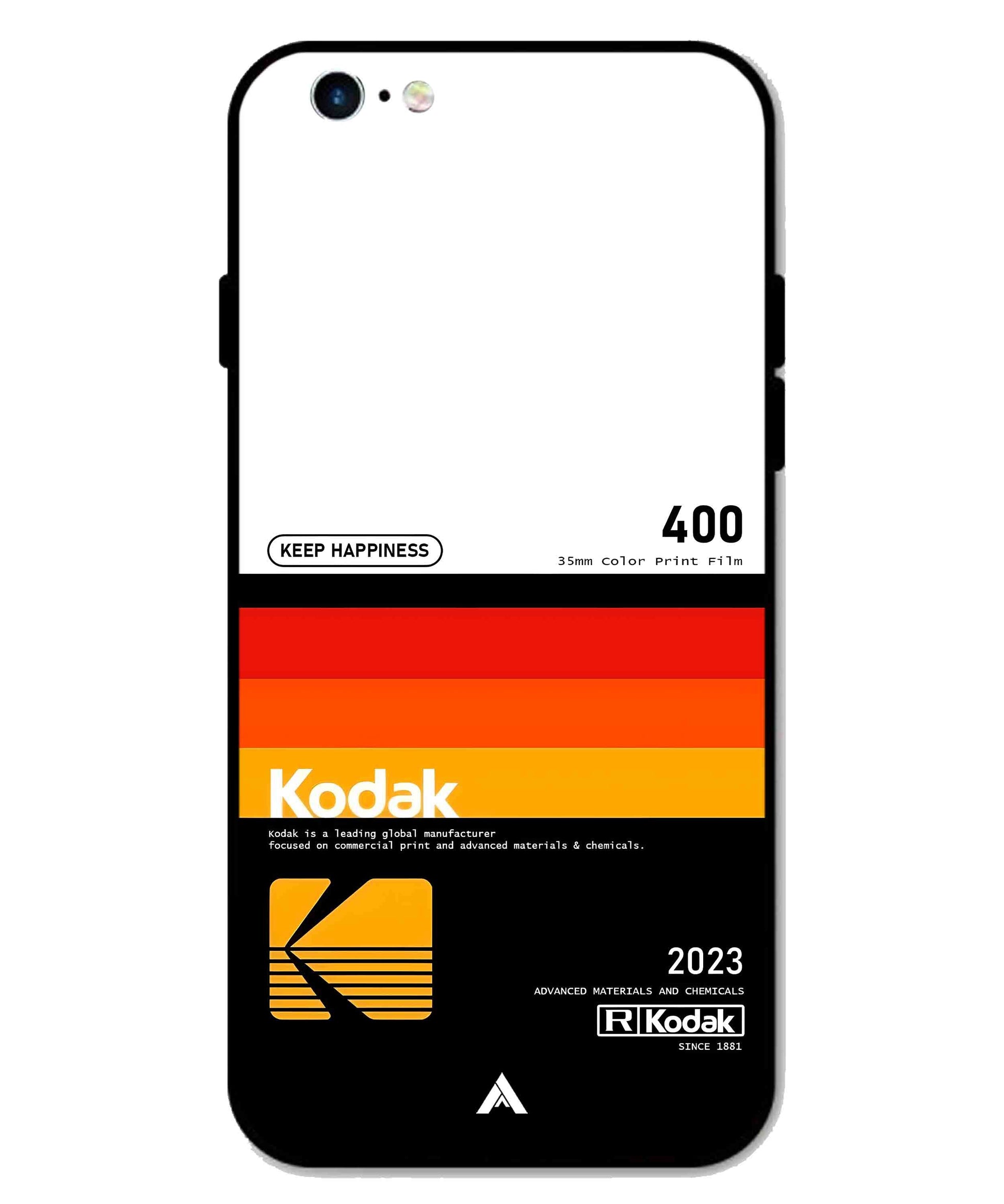 Kodak 400 Aesthetic Metal Back Cover Phone Case for iPhone 6s