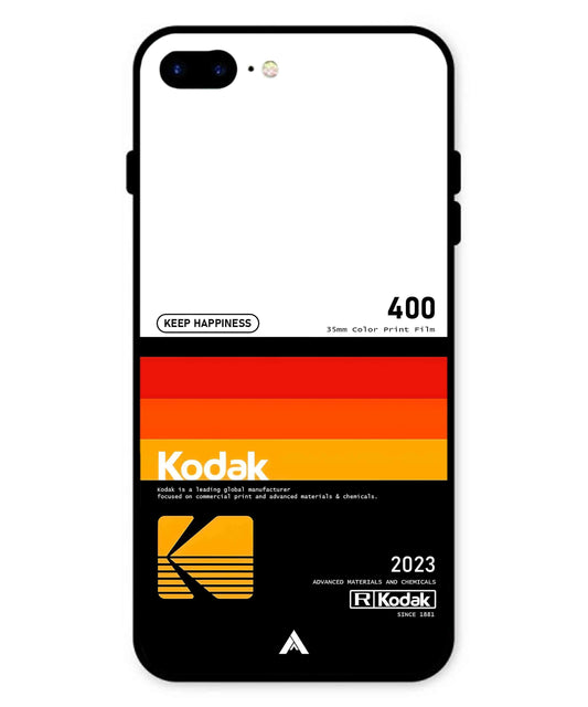 Kodak 400 Aesthetic Metal Back Cover Phone Case for iPhone 7 Plus