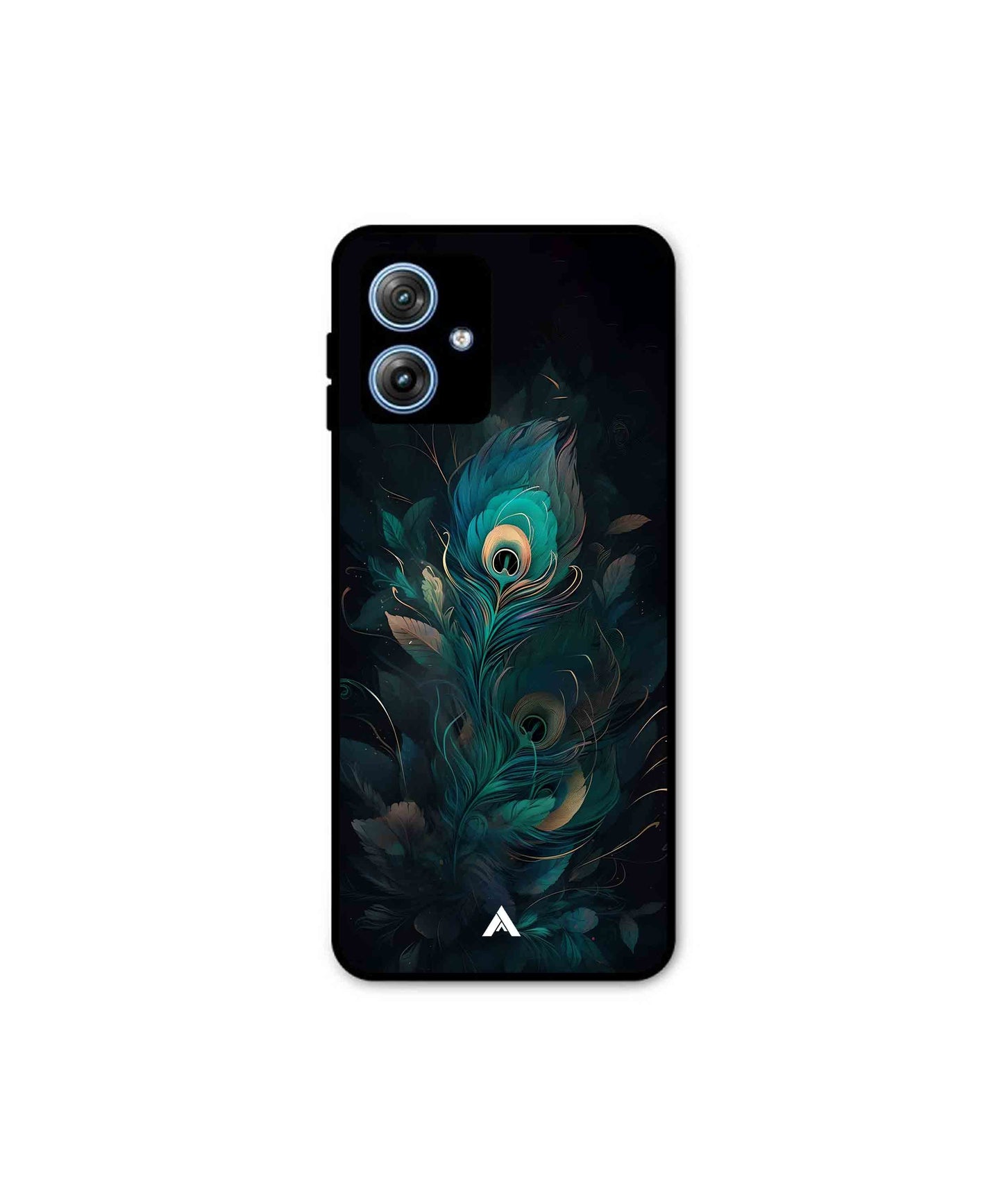 Krishna Mor Punkh Metal Back Cover Phone Case for Moto G64 