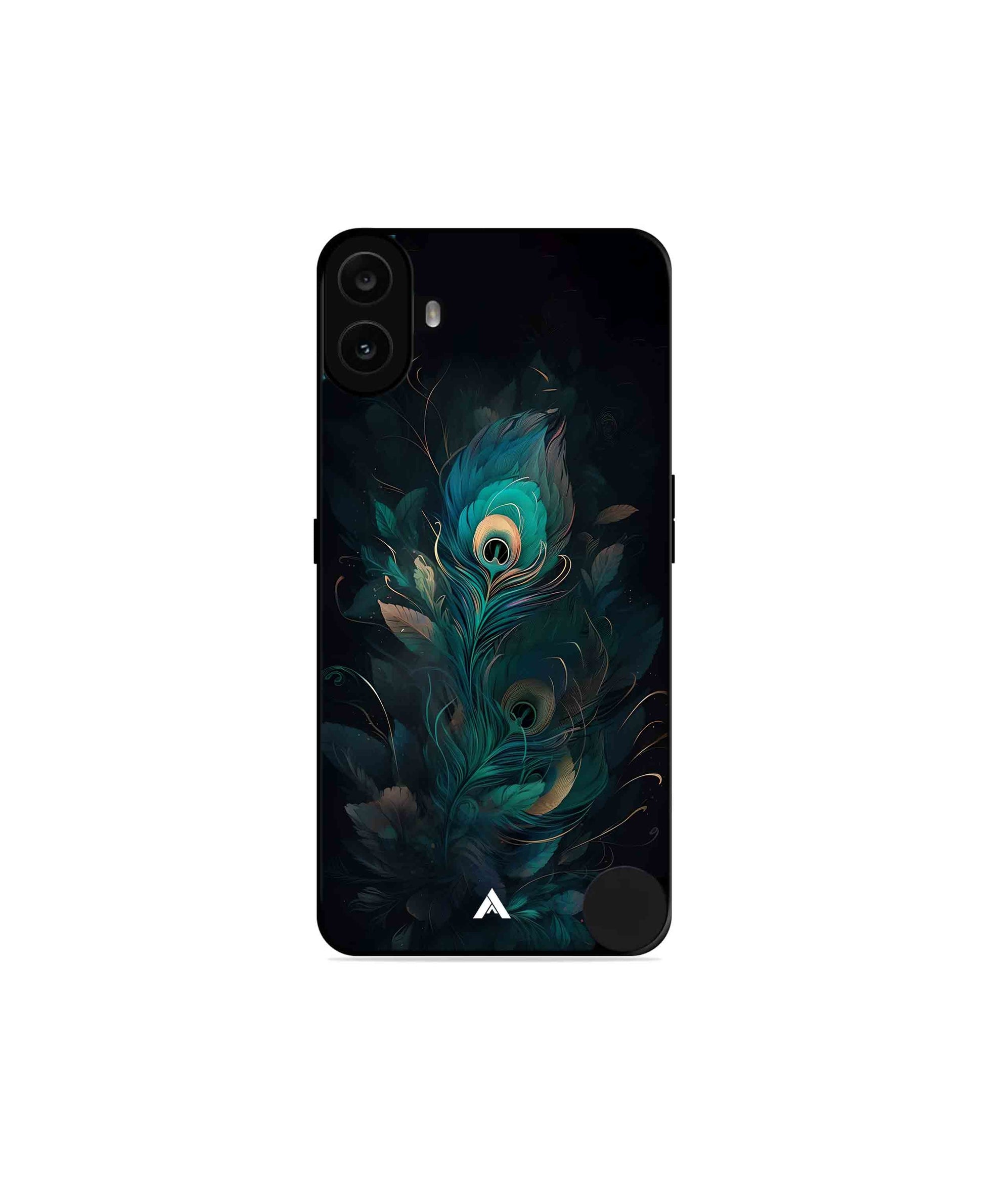 Krishna Mor Punkh Metal Back Cover Phone Case for Nothing CMF Phone 1 