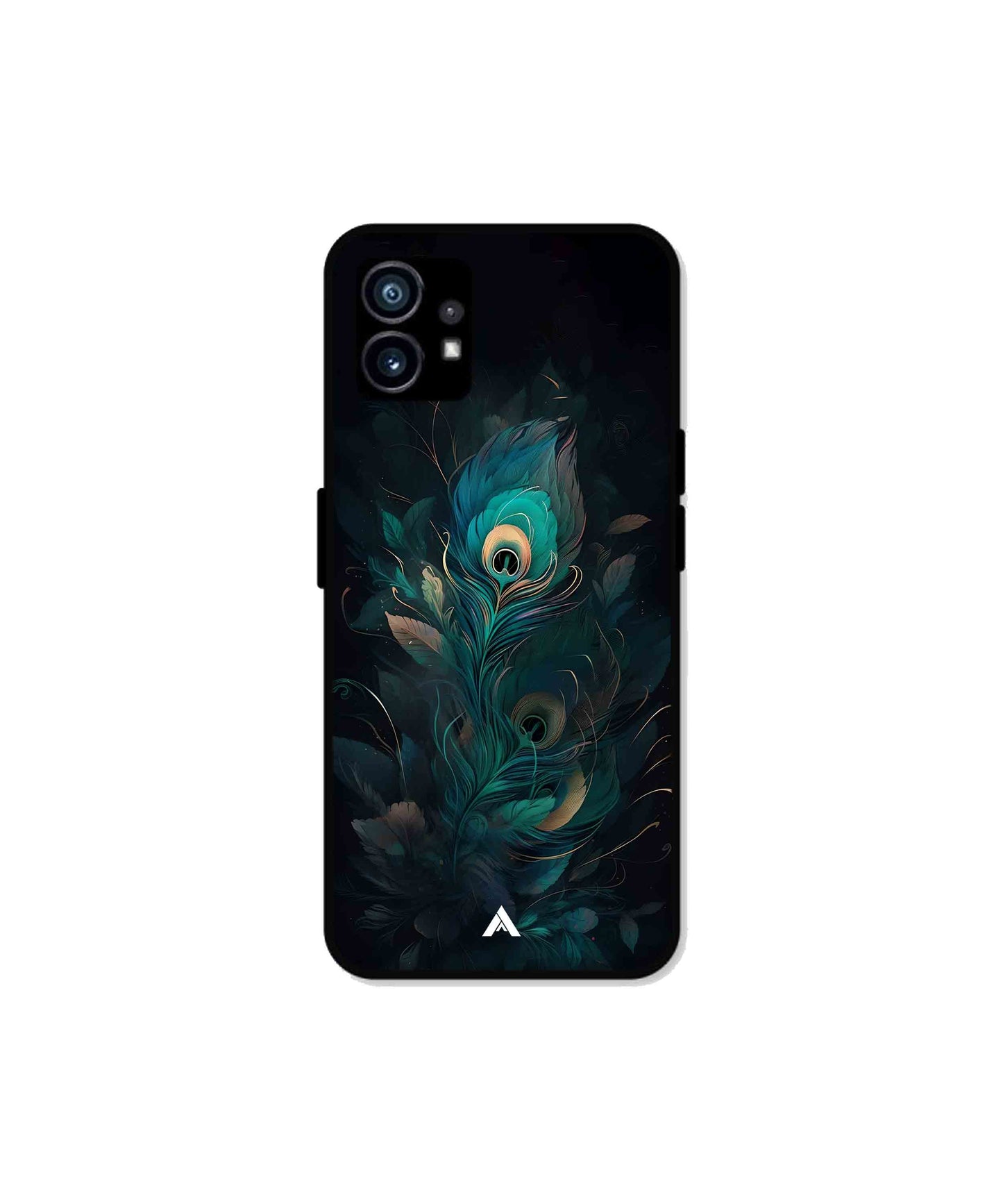 Krishna Mor Punkh Metal Back Cover Phone Case for Nothing Phone 1 