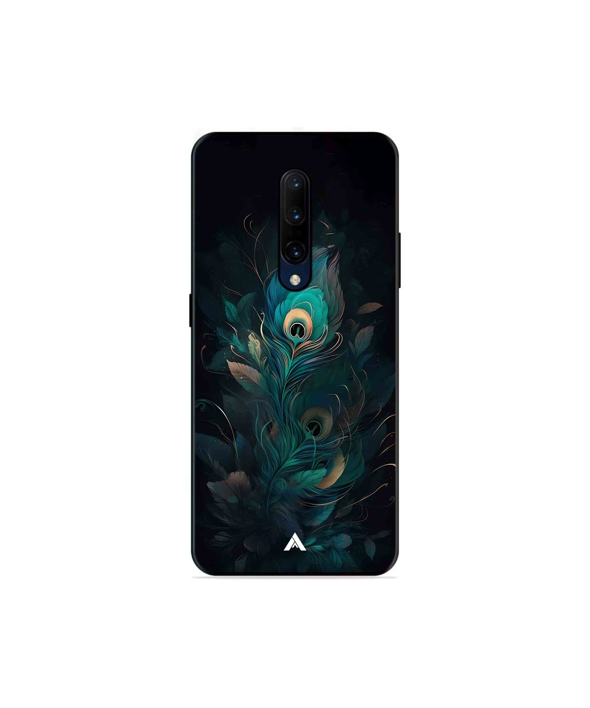 Krishna Mor Punkh Metal Back Cover Phone Case for Oneplus 7 Pro 