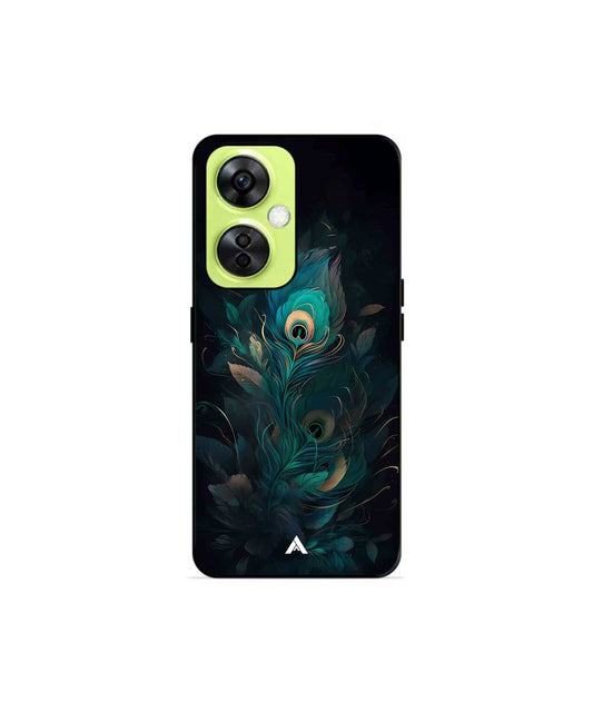 Krishna Mor Punkh Metal Back Cover Phone Case for Oneplus Nord CE 3 Lite
