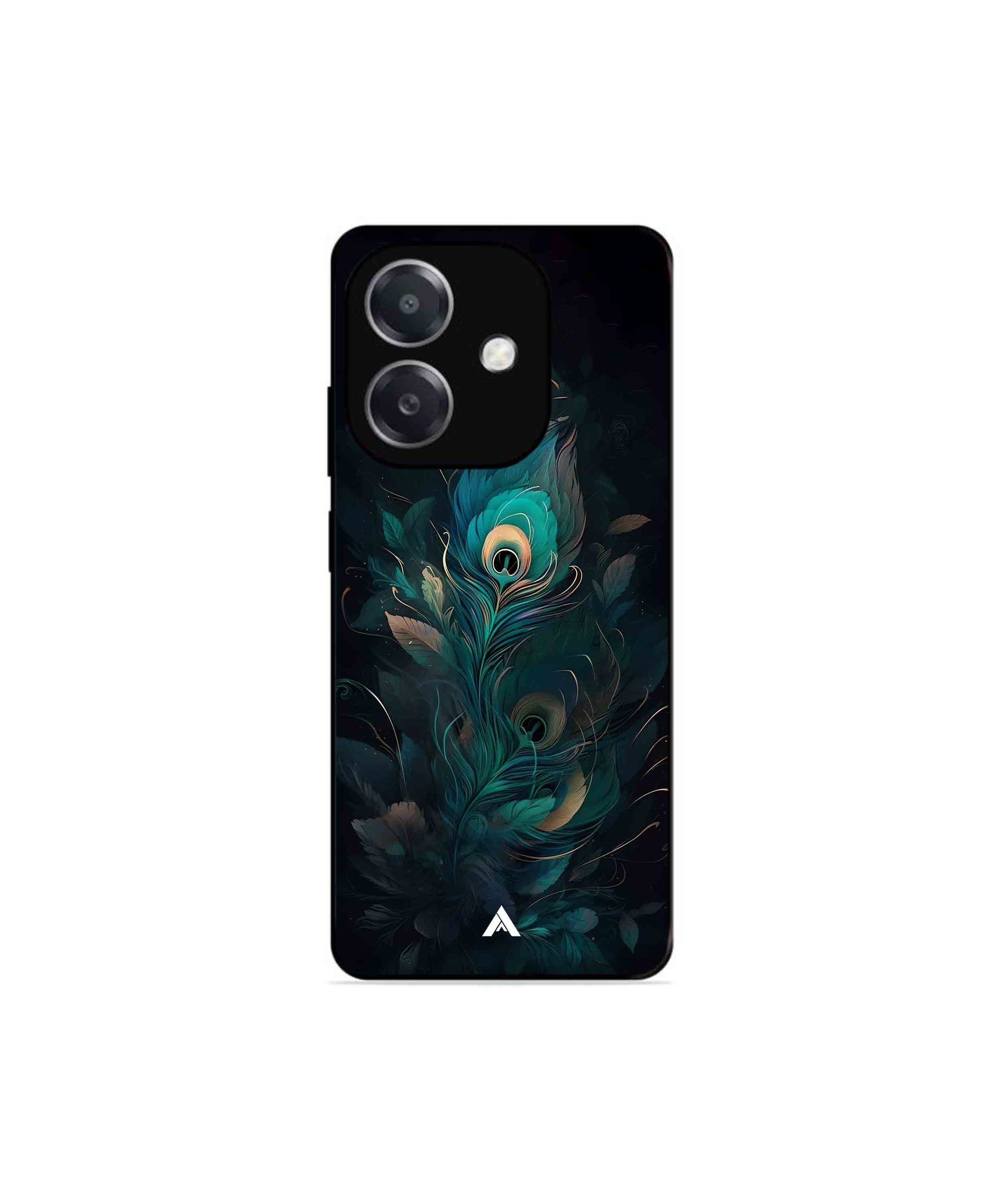 Krishna Mor Punkh Metal Back Cover Phone Case for Oppo A3 