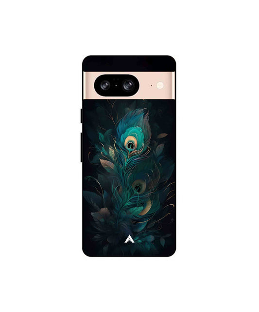 Krishna Mor Punkh Metal Back Cover Phone Case for Pixel 8 