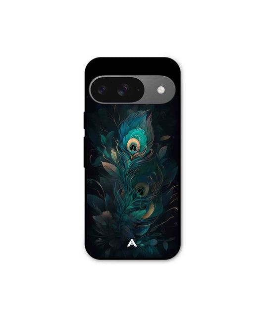 Krishna Mor Punkh Metal Back Cover Phone Case for Pixel 9 