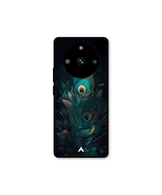 Krishna Mor Punkh Metal Back Cover Phone Case for Realme 11 Pro Plus 