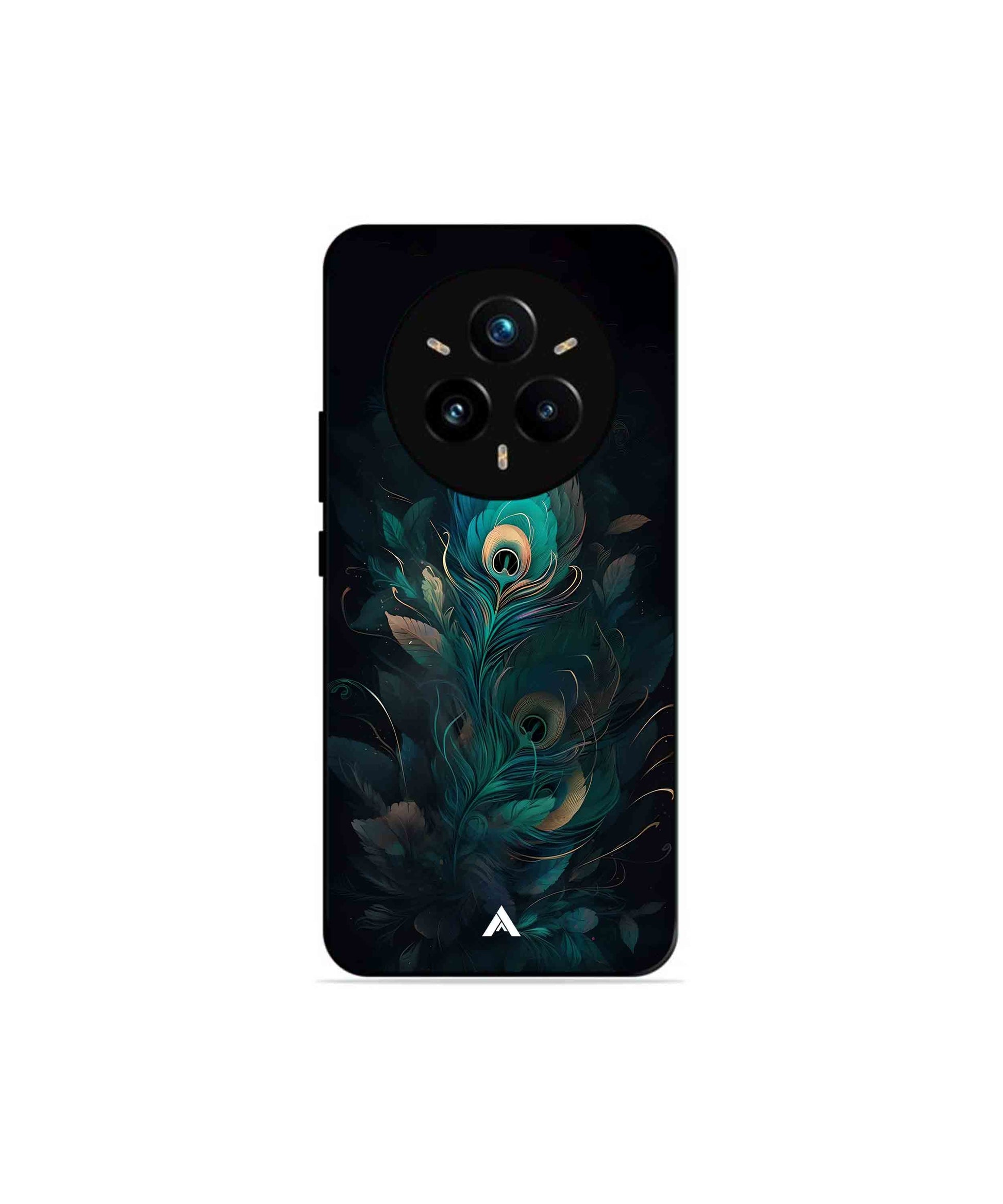 Krishna Mor Punkh Metal Back Cover Phone Case for Realme 14 Pro 