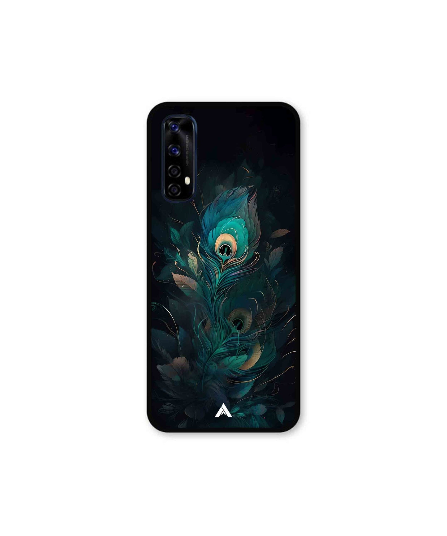 Krishna Mor Punkh Metal Back Cover Phone Case for Realme 7 