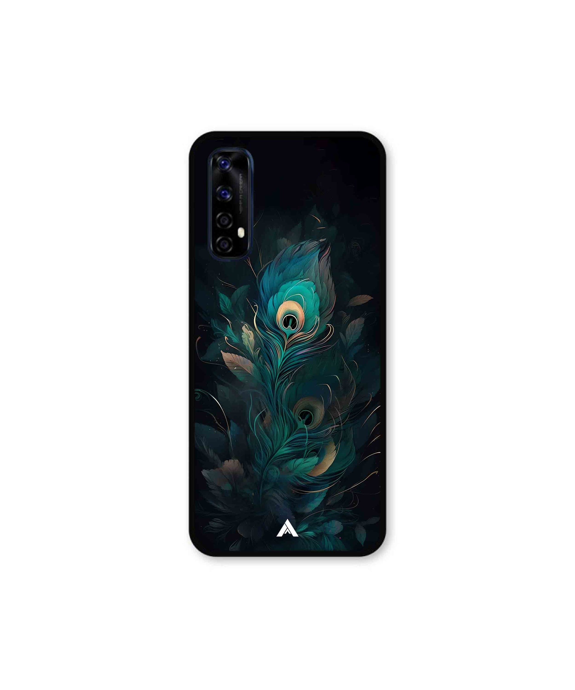 Krishna Mor Punkh Metal Back Cover Phone Case for Realme 7 