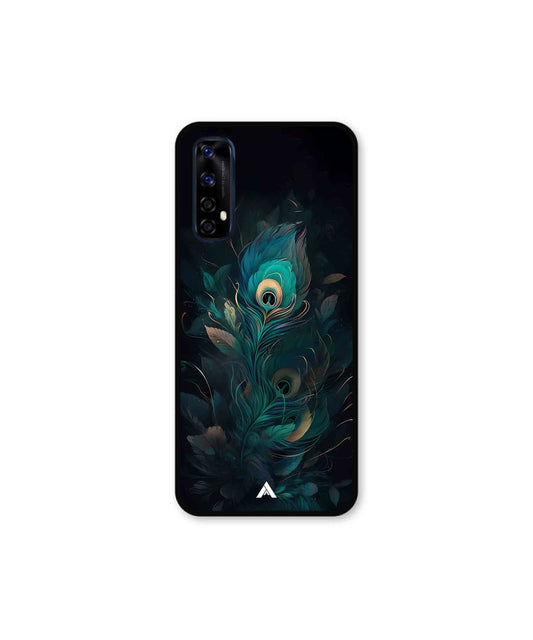 Krishna Mor Punkh Metal Back Cover Phone Case for Realme 7 