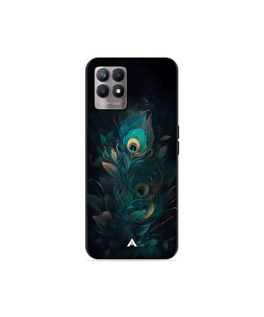 Krishna Mor Punkh Metal Back Cover Phone Case for Realme 8 Pro