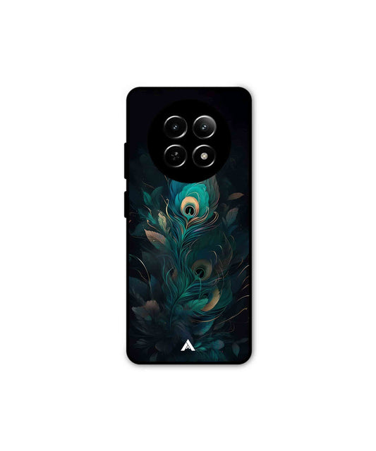 Krishna Mor Punkh Metal Back Cover Phone Case for Realme C65 