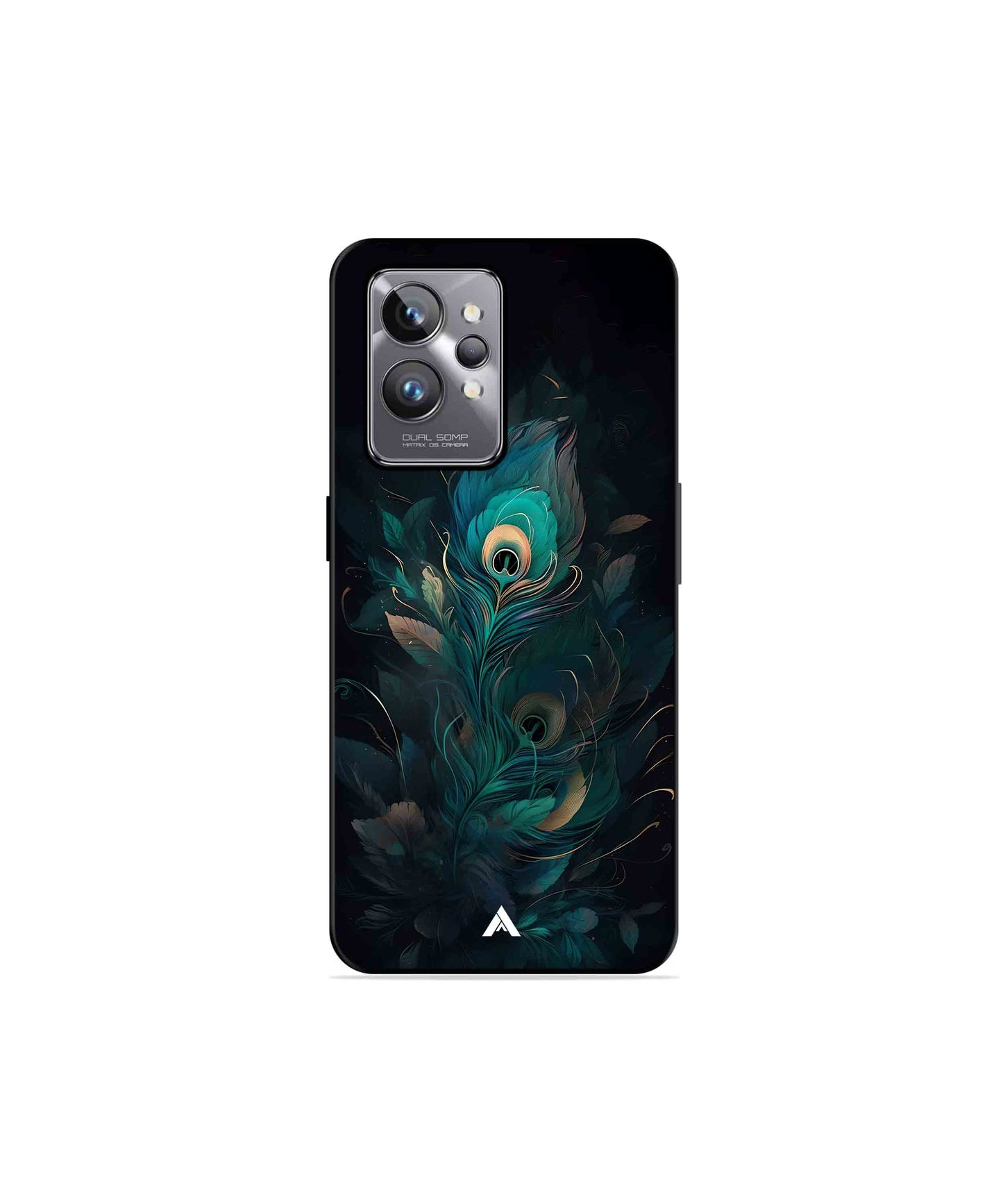 Krishna Mor Punkh Metal Back Cover Phone Case for Realme GT 2 Pro 