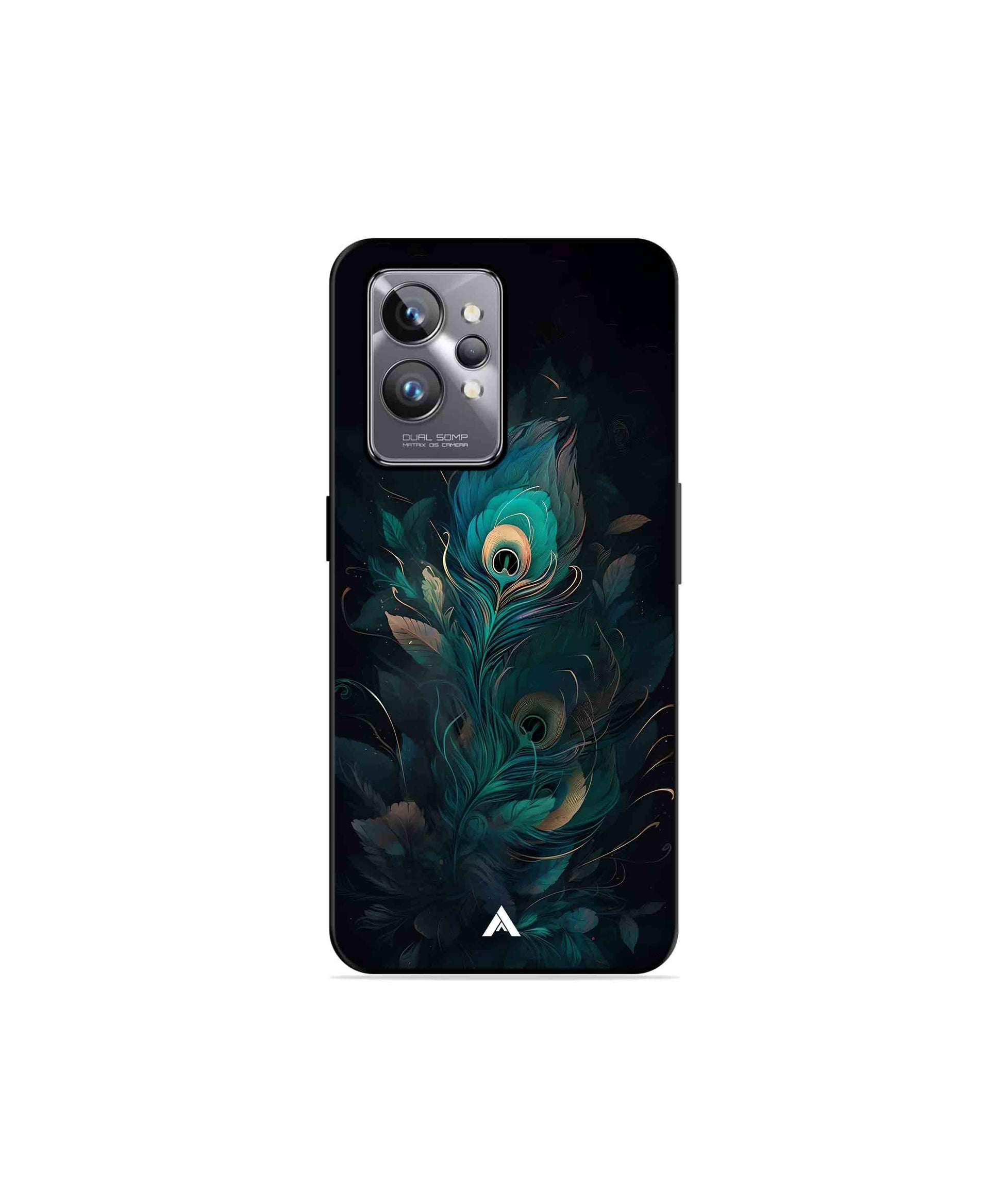 Krishna Mor Punkh Metal Back Cover Phone Case for Realme GT 2 Pro 