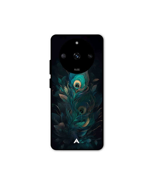 Krishna Mor Punkh Metal Back Cover Phone Case for Realme Narzo 60 