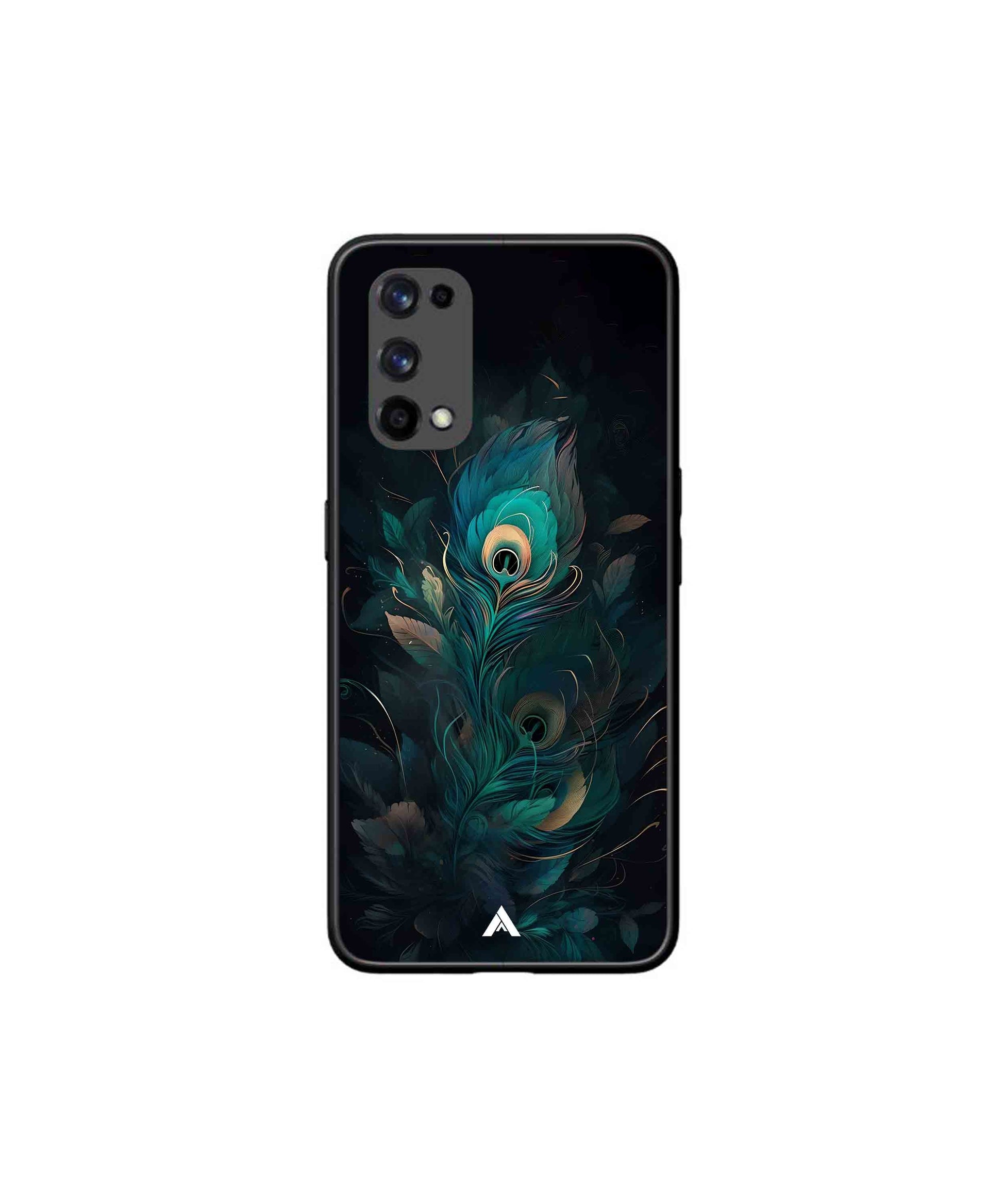 Krishna Mor Punkh Metal Back Cover Phone Case for Realme X7 Pro 