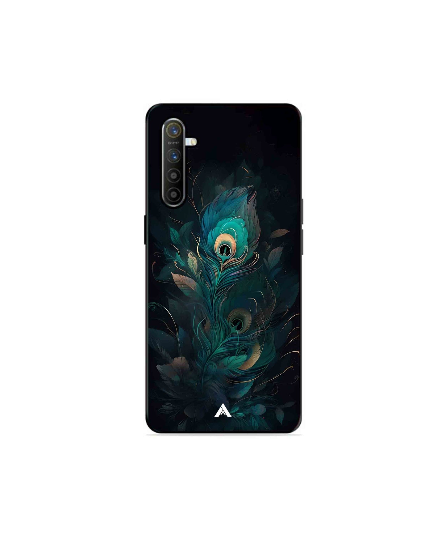 Krishna Mor Punkh Metal Back Cover Phone Case for Realme XT 