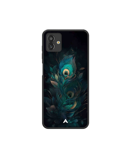 Krishna Mor Punkh Metal Back Cover Phone Case for Samsugn Galaxy M13 5G 