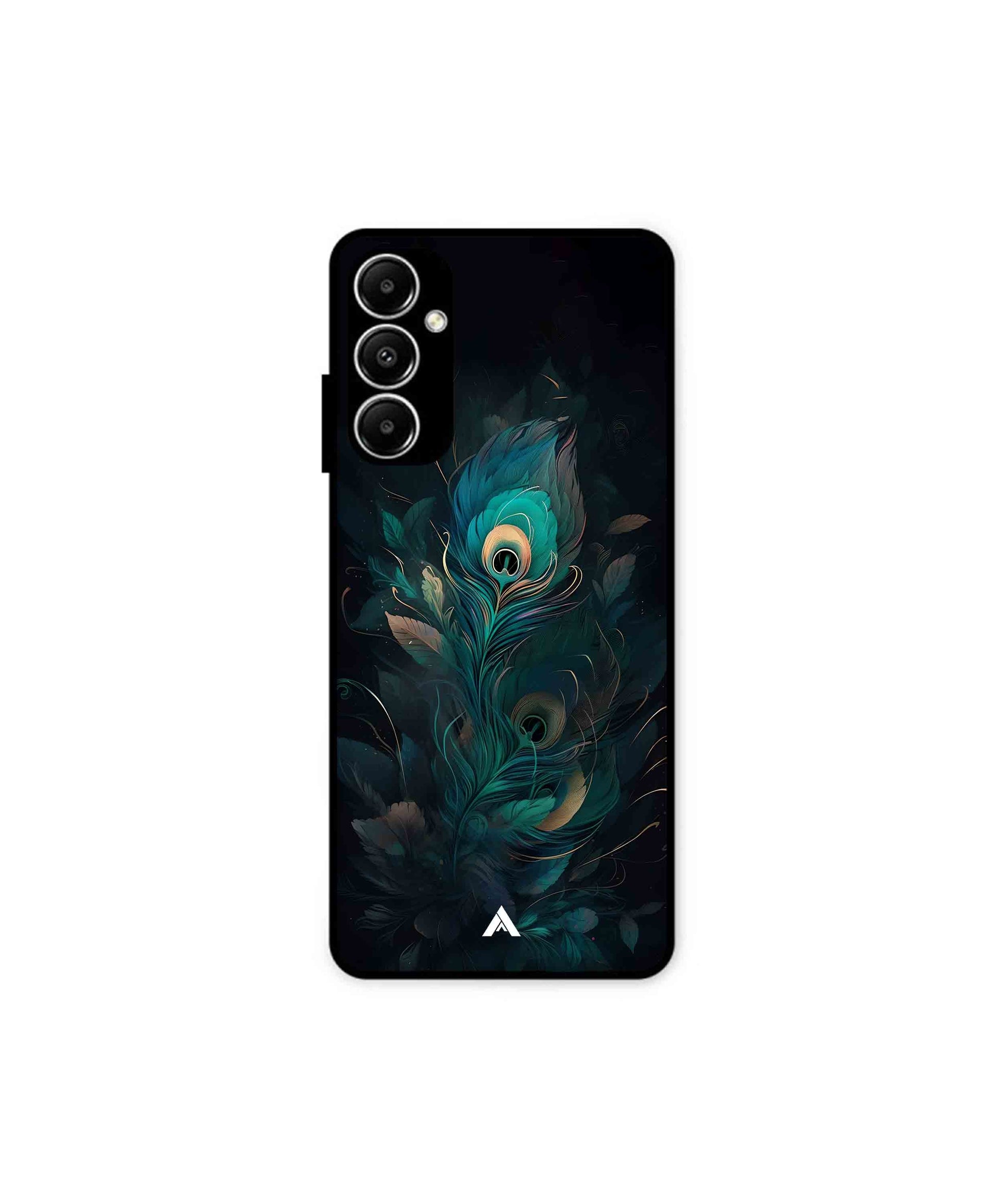 Krishna Mor Punkh Metal Back Cover Phone Case for Samsung Galaxy A05s 