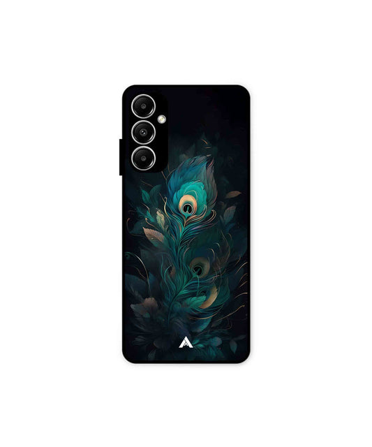 Krishna Mor Punkh Metal Back Cover Phone Case for Samsung Galaxy A05s 