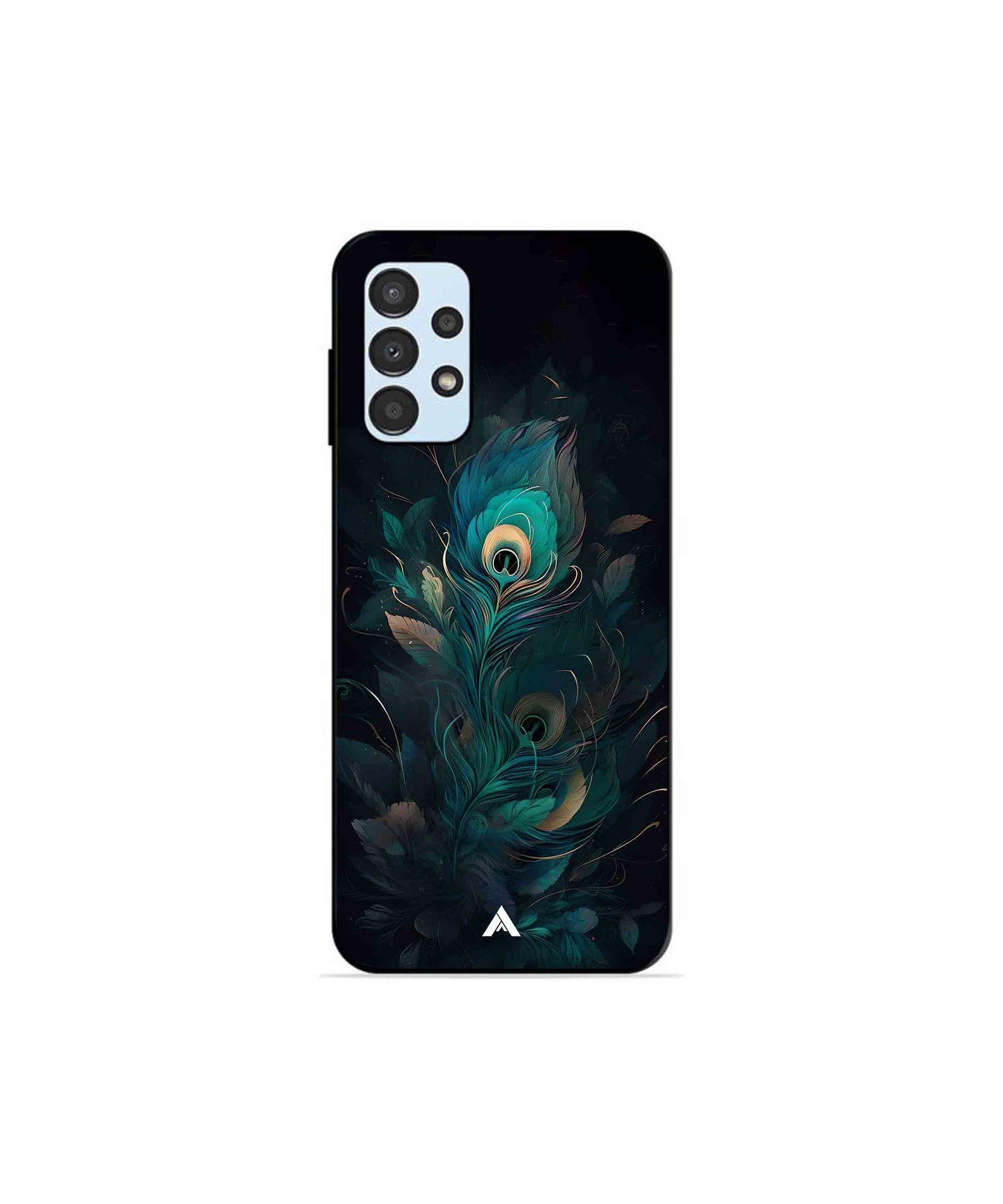 Krishna Mor Punkh Metal Back Cover Phone Case for Samsung Galaxy A13 4G 