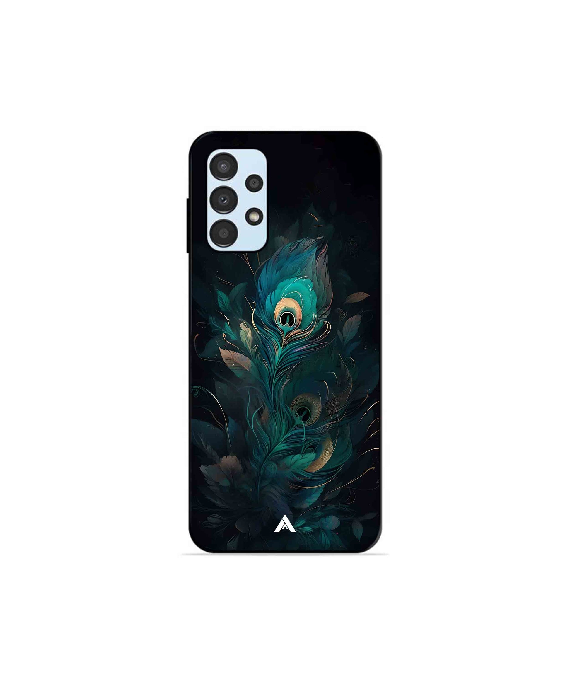 Krishna Mor Punkh Metal Back Cover Phone Case for Samsung Galaxy A13 4G 