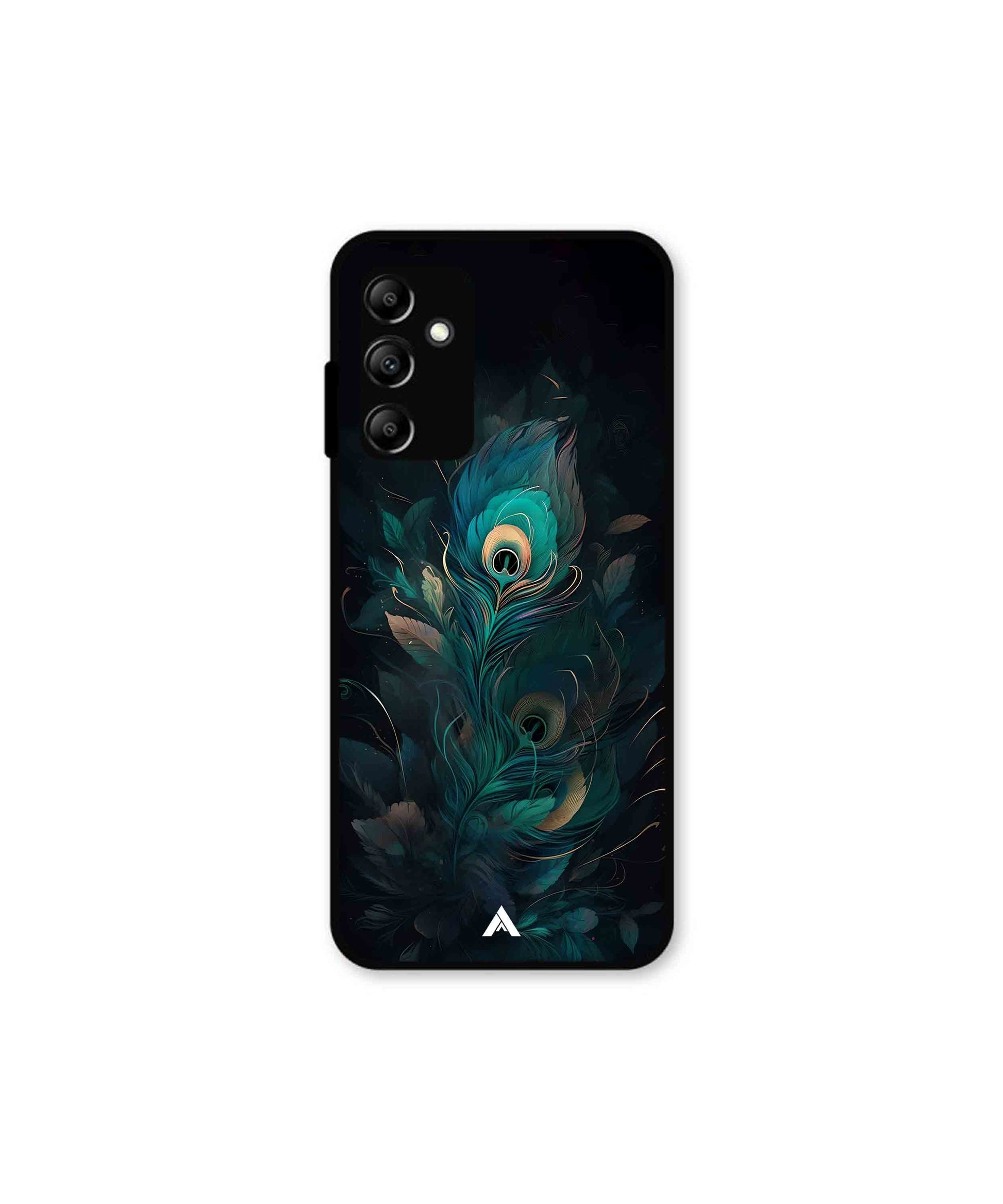 Krishna Mor Punkh Metal Back Cover Phone Case for Samsung Galaxy A14 5G 