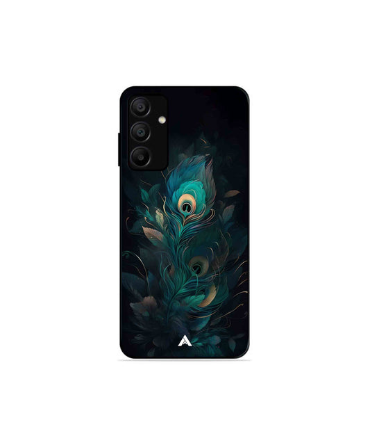 Krishna Mor Punkh Metal Back Cover Phone Case for Samsung Galaxy A15 5G 