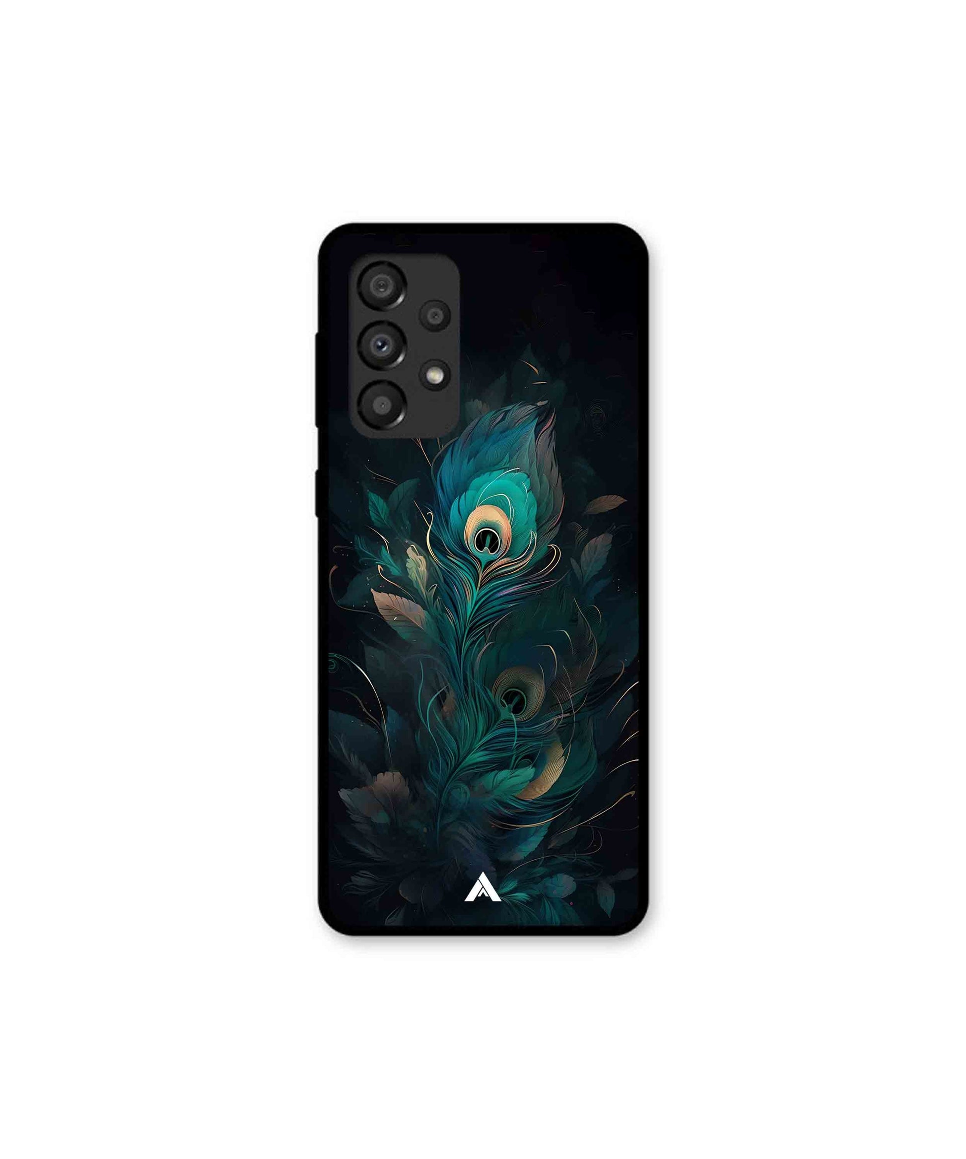 Krishna Mor Punkh Metal Back Cover Phone Case for Samsung Galaxy A33 5G 