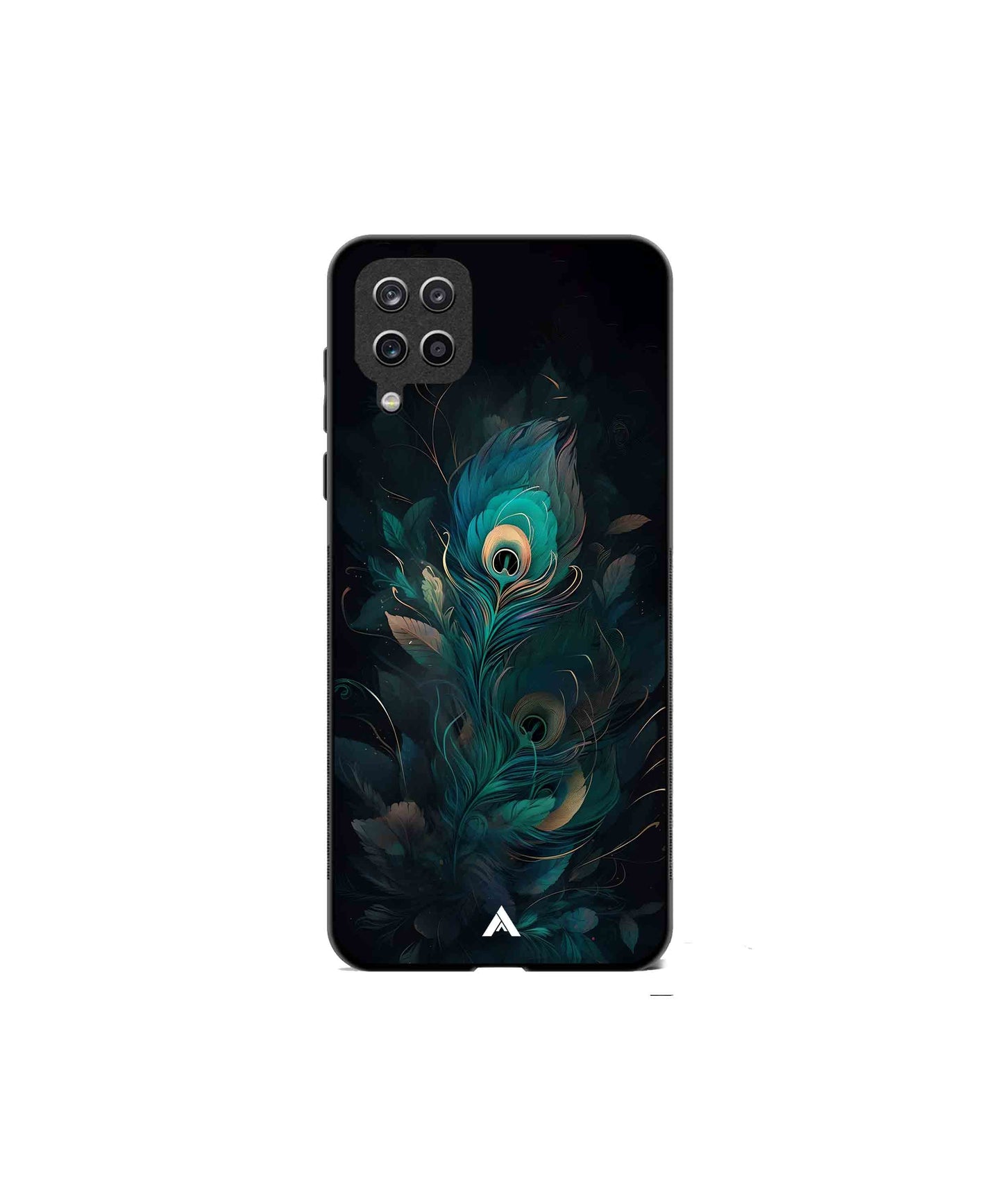 Krishna Mor Punkh Metal Back Cover Phone Case for Samsung Galaxy A42 