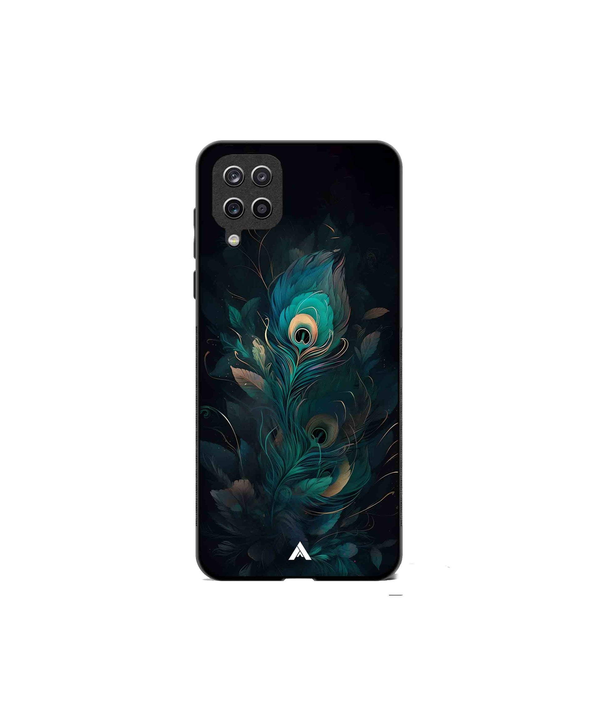 Krishna Mor Punkh Metal Back Cover Phone Case for Samsung Galaxy A42 