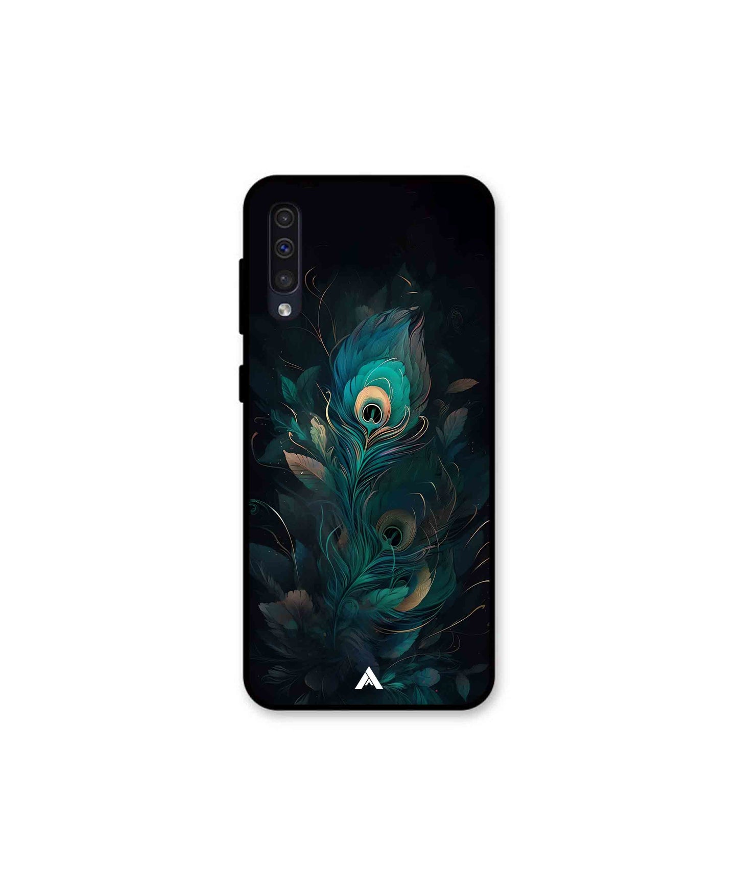 Krishna Mor Punkh Metal Back Cover Phone Case for Samsung Galaxy A50 