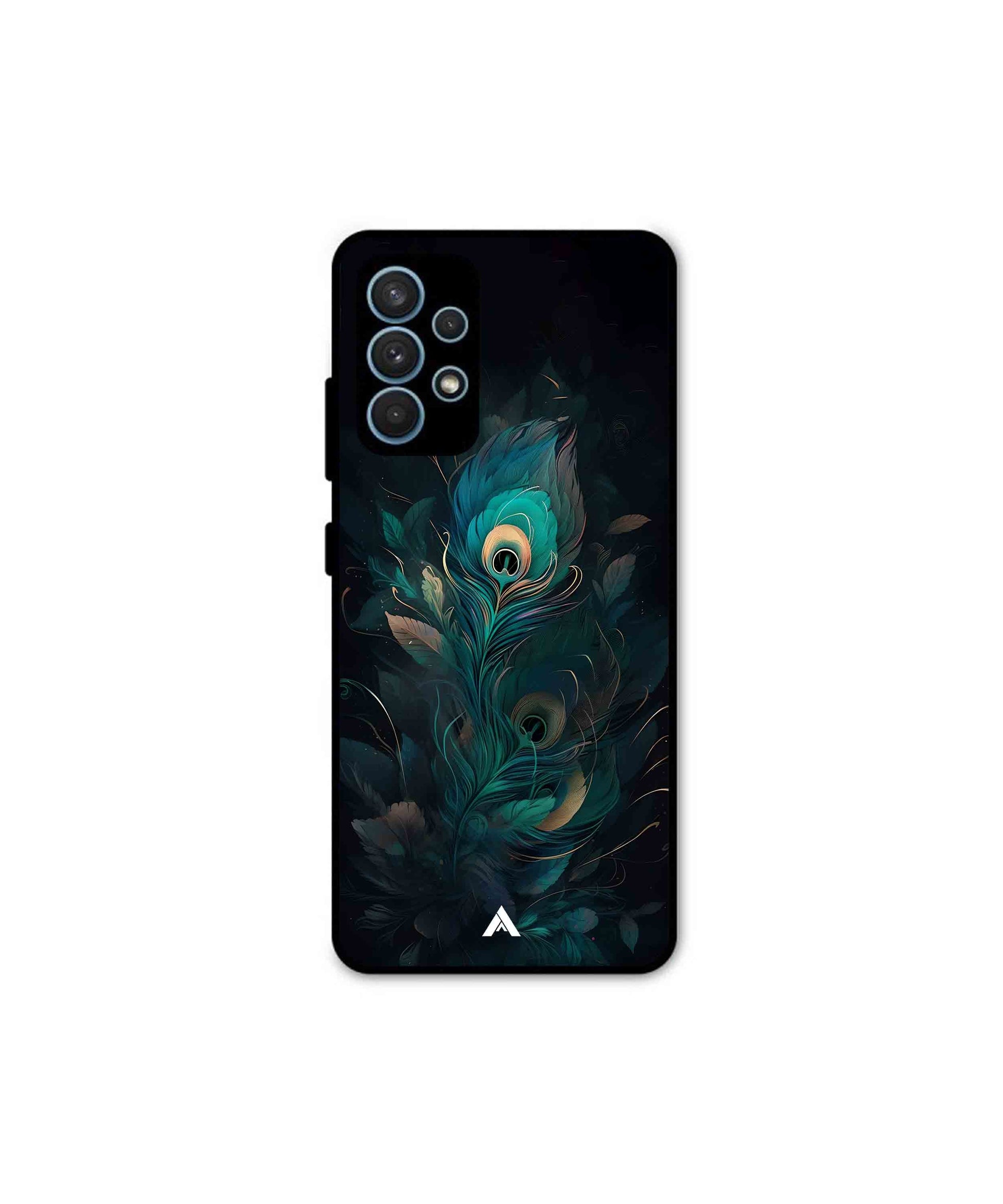 Krishna Mor Punkh Metal Back Cover Phone Case for Samsung Galaxy A52 
