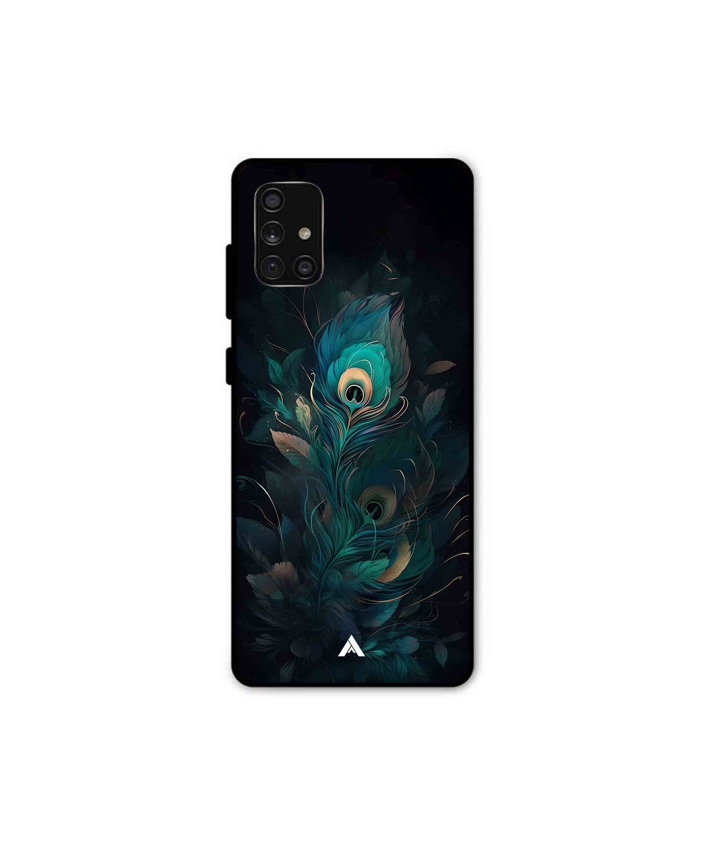 Krishna Mor Punkh Metal Back Cover Phone Case for Samsung Galaxy A71 