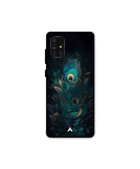 Krishna Mor Punkh Metal Back Cover Phone Case for Samsung Galaxy A71 
