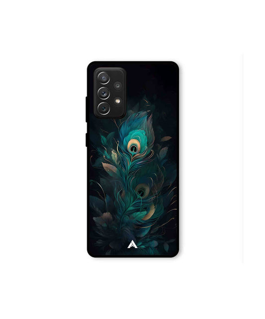 Krishna Mor Punkh Metal Back Cover Phone Case for Samsung Galaxy A72 