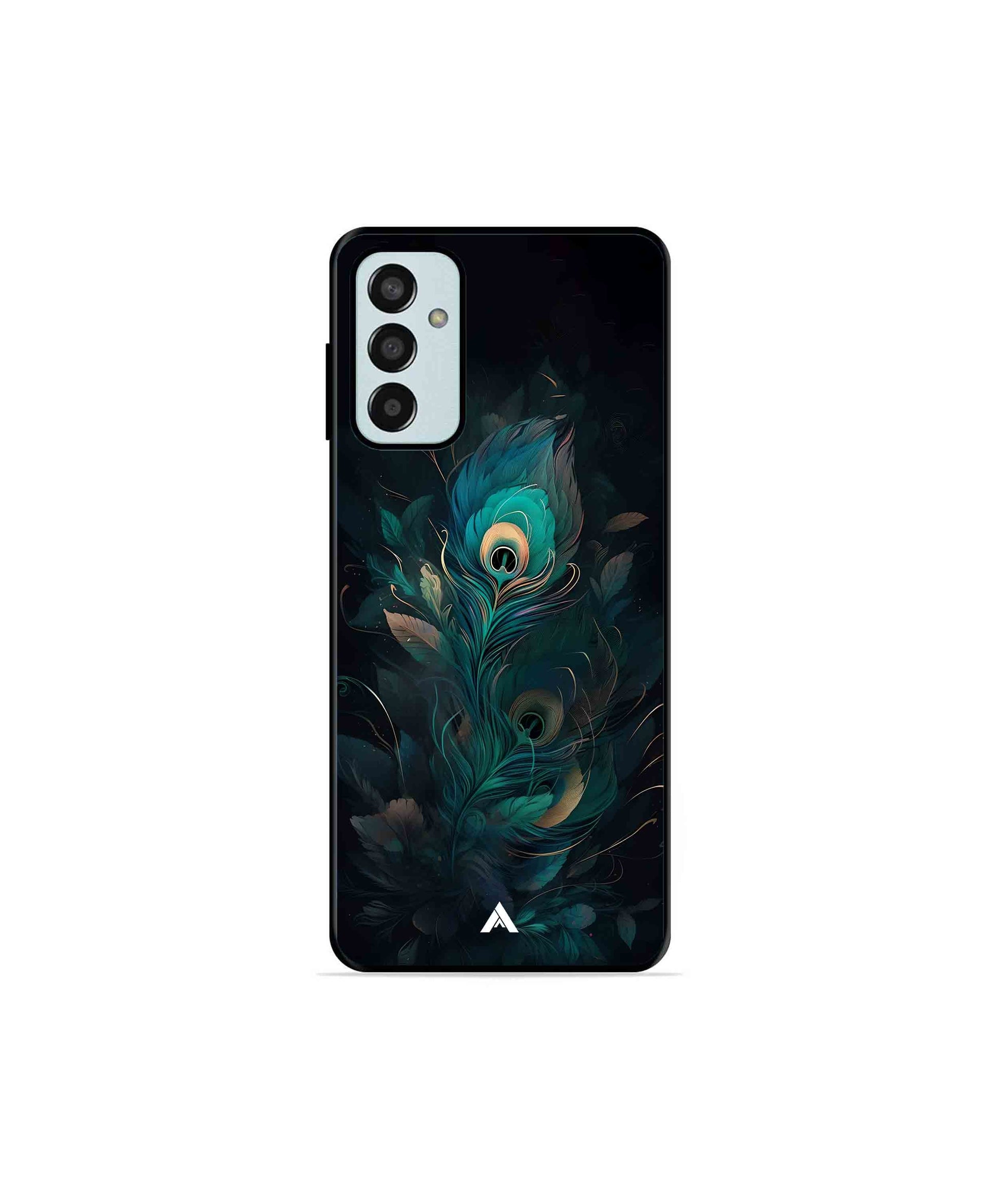 Krishna Mor Punkh Metal Back Cover Phone Case for Samsung Galaxy F13 4G 