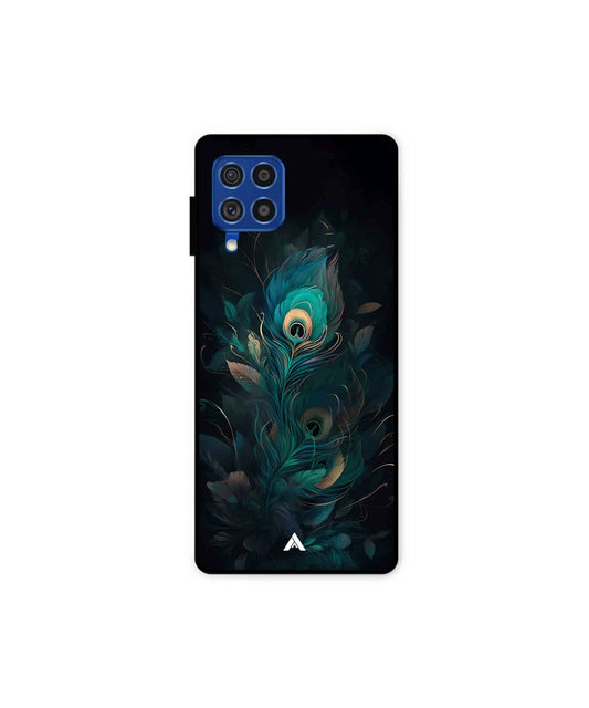 Krishna Mor Punkh Metal Back Cover Phone Case for Samsung Galaxy F62 