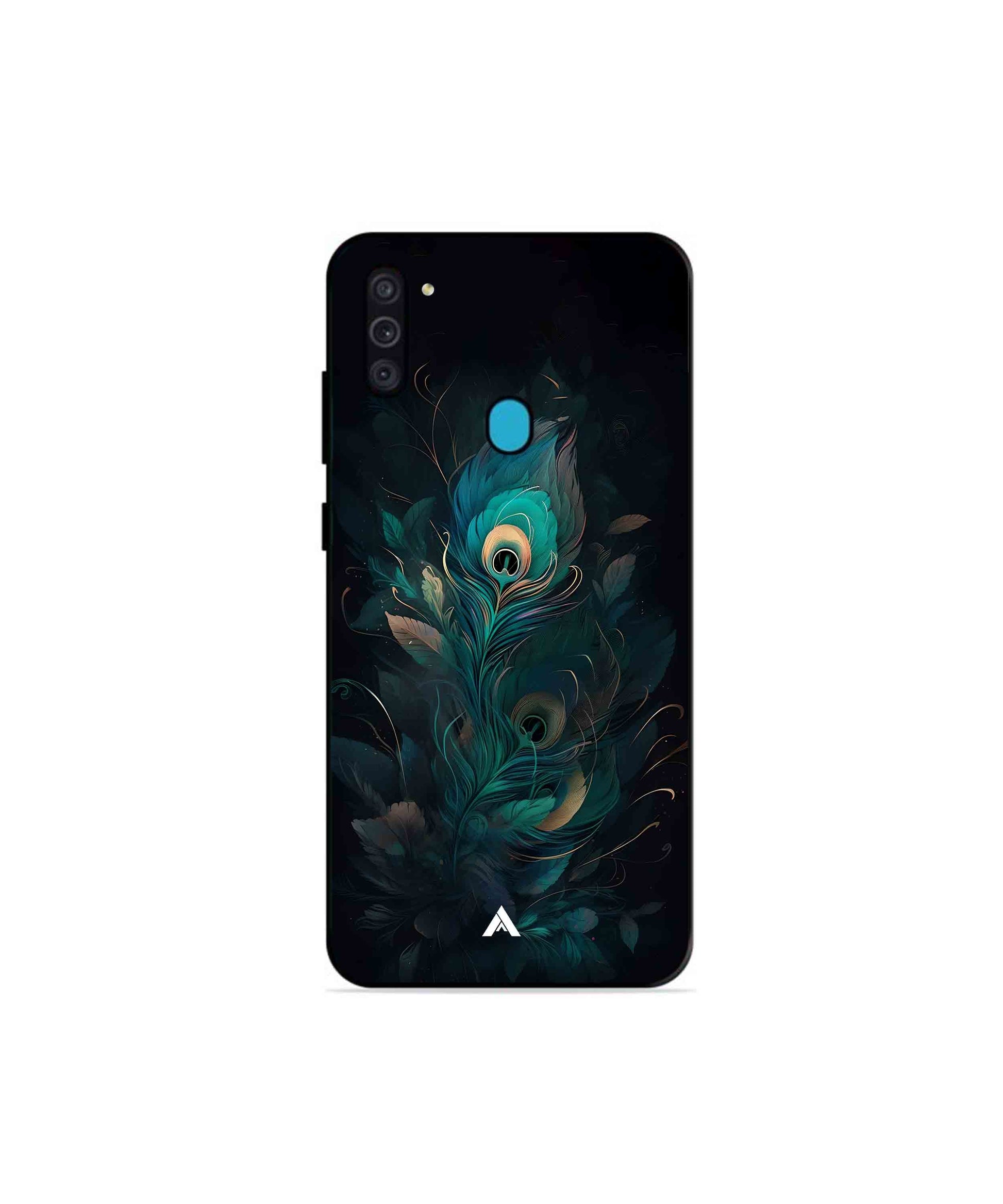 Krishna Mor Punkh Metal Back Cover Phone Case for Samsung Galaxy M11 