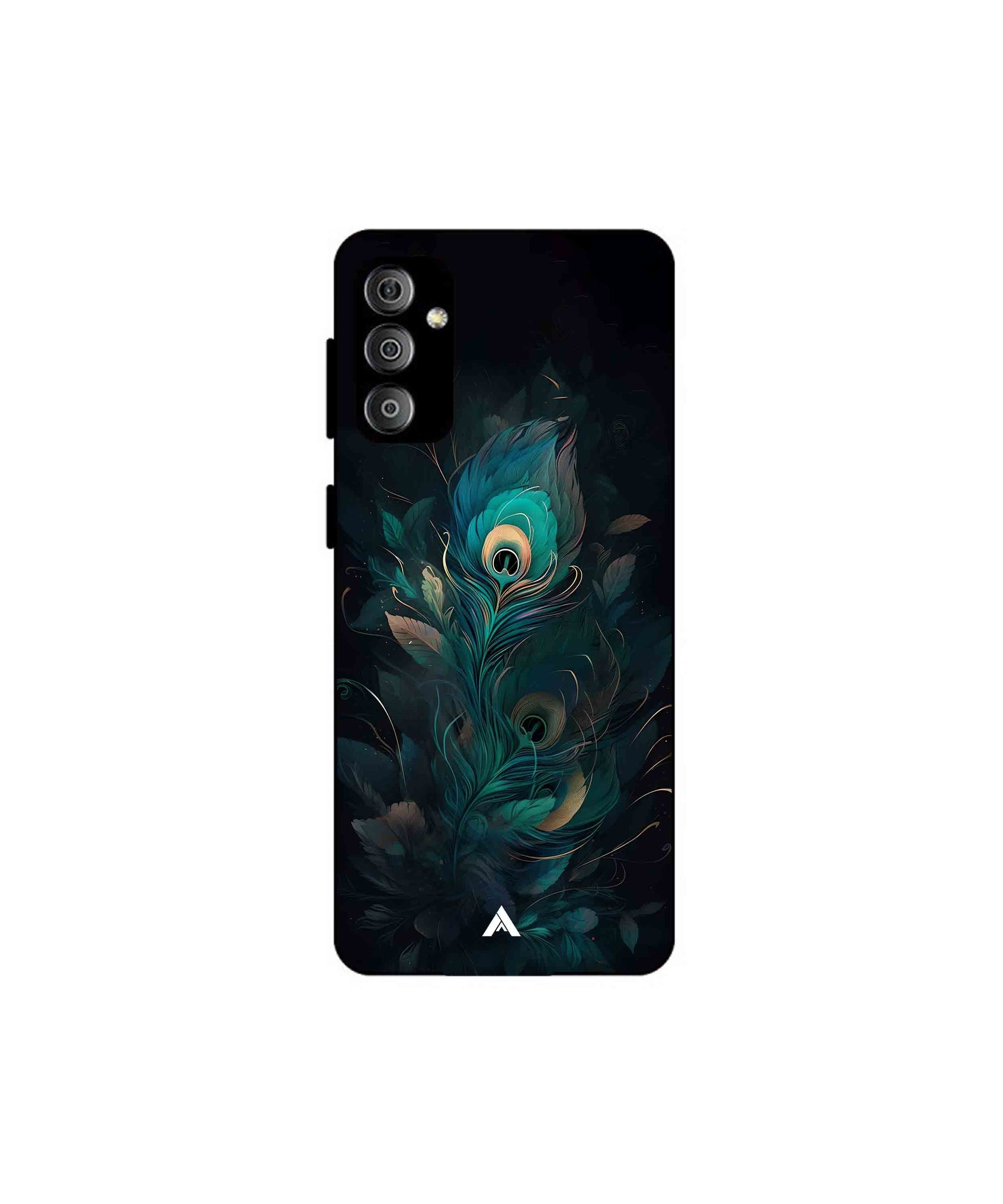 Krishna Mor Punkh Metal Back Cover Phone Case for Samsung Galaxy M23 