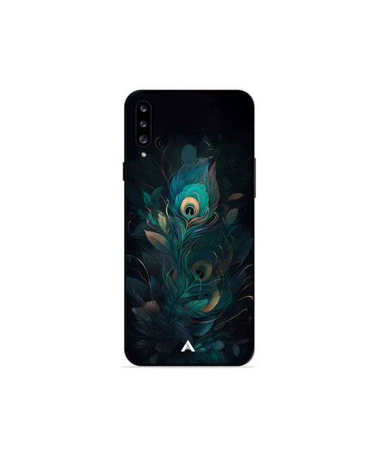 Krishna Mor Punkh Metal Back Cover Phone Case for Samsung Galaxy M30 