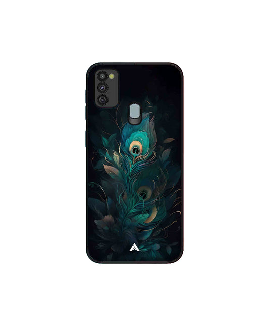 Krishna Mor Punkh Metal Back Cover Phone Case for Samsung Galaxy M30s 