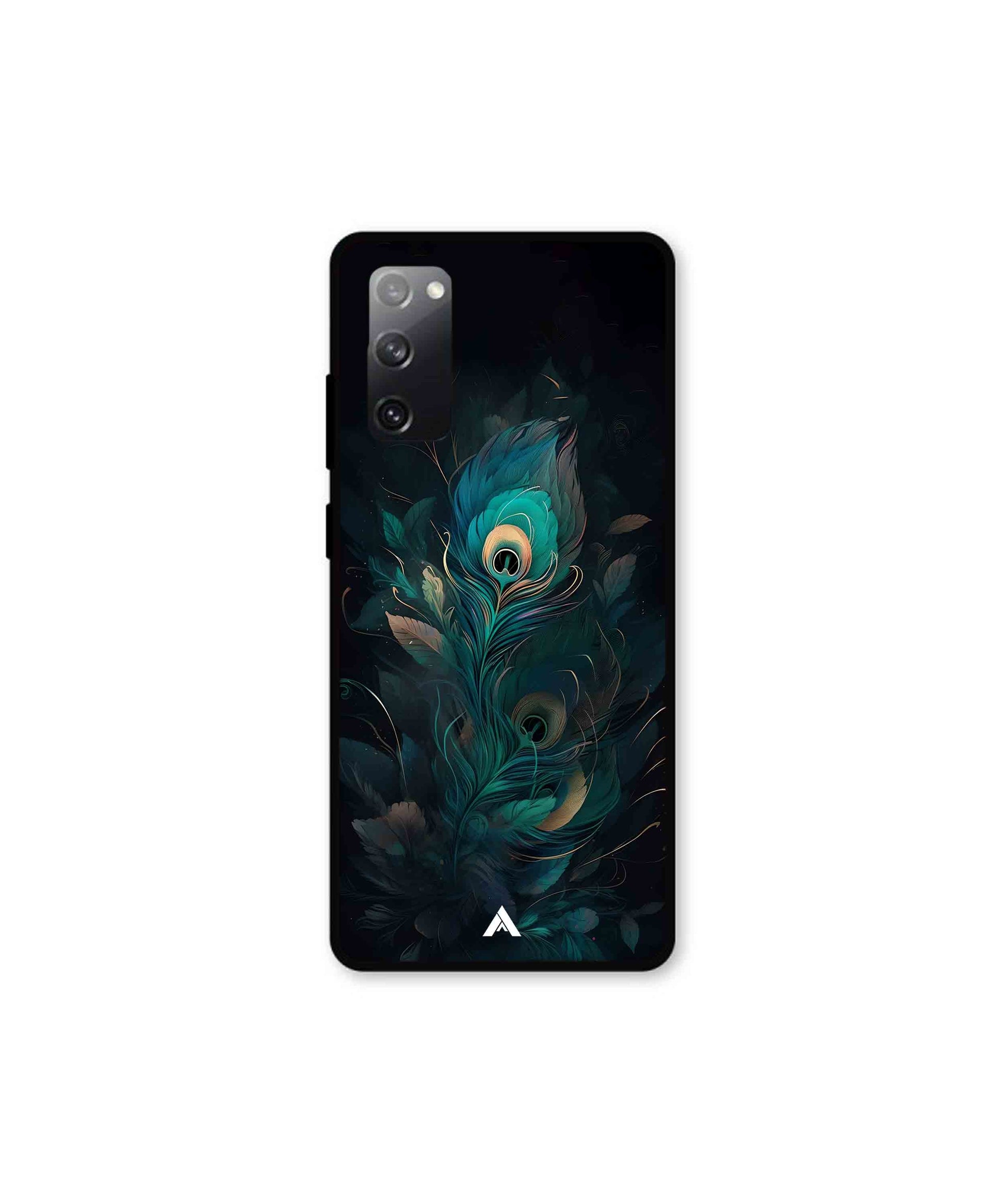 Krishna Mor Punkh Metal Back Cover Phone Case for Samsung Galaxy S20 Fe 